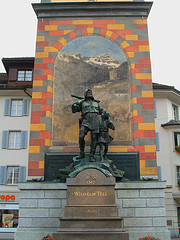 Tell Monument, Altdorf, Switzerland courtesy flickr member lido_6006