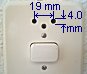 flat wall outlet for dry rooms